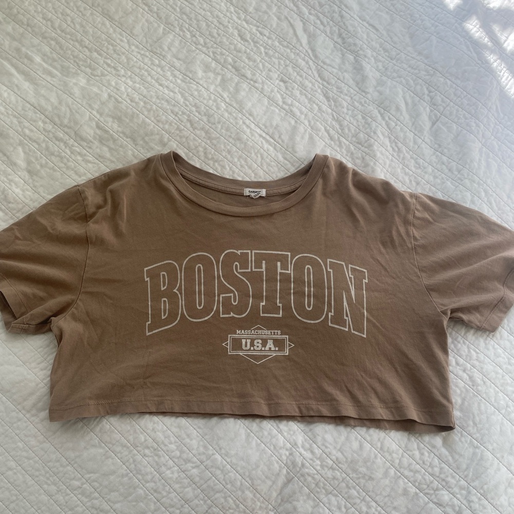 Boston Cropped T-shirt